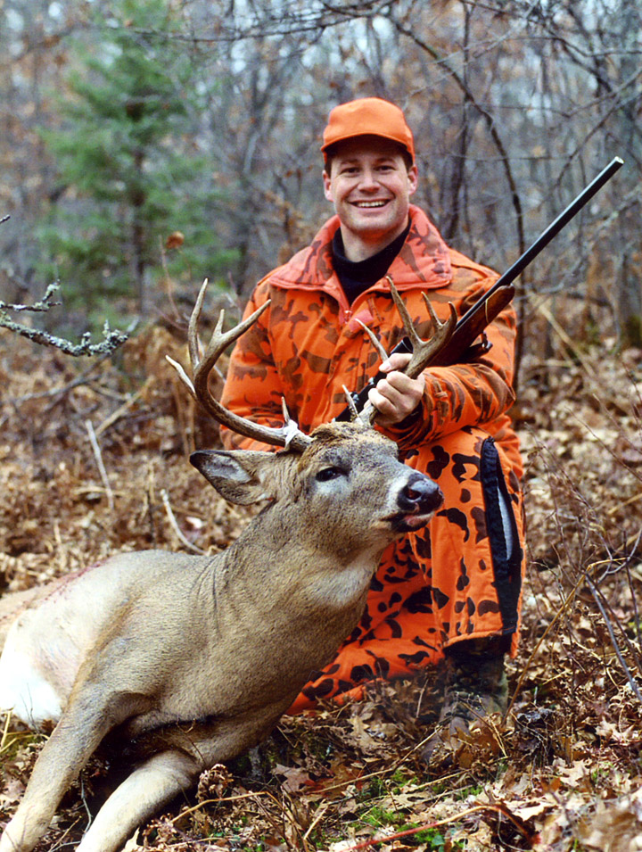 Doc's son Ken with his 2003 Midwest Outdoors cover photo. (2002, 10-pointer)