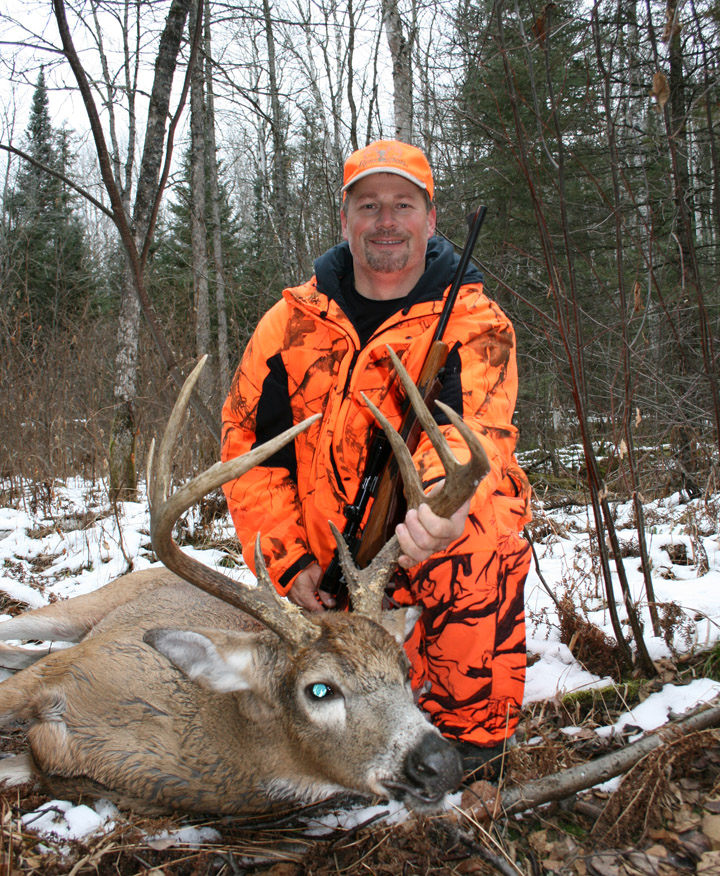 Doc's son, Ken Nordberg, with his 2012, trophy-class 8 point buck.